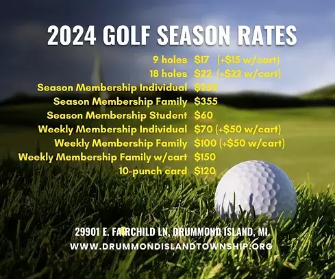 Drummond Island Golf Course prices and rates